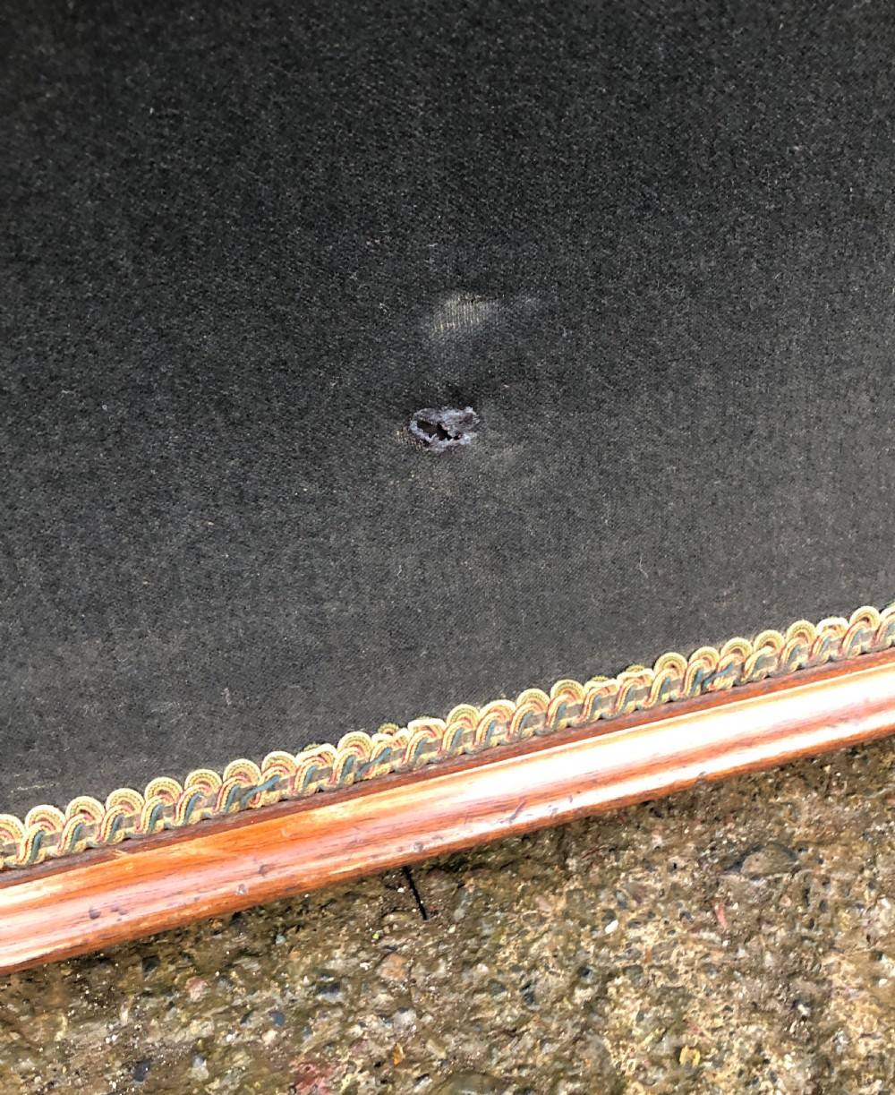Antique Ottoman with Naval Embroidery View VIII