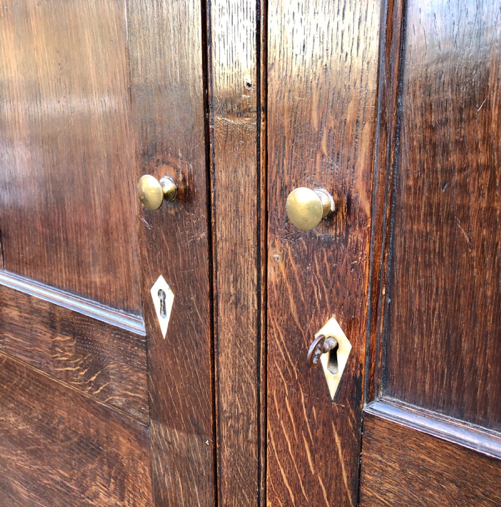 18th Century Oak Livery Cupboard Wardrobe View IX