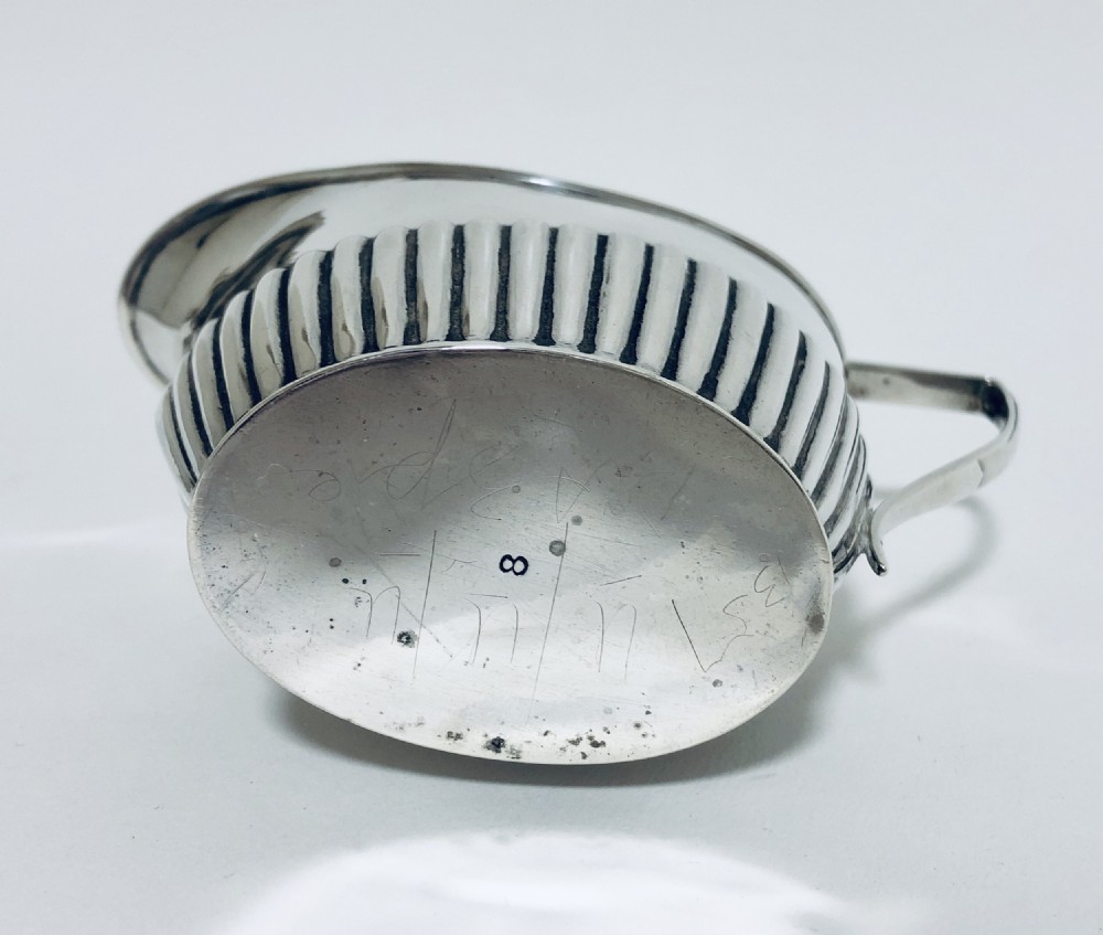 Antique Solid Sterling Silver Milk Cream Jug View IX