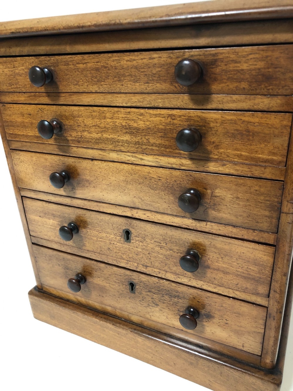 Victorian Miniature Apprentice Mahogany Chest of Drawers View III