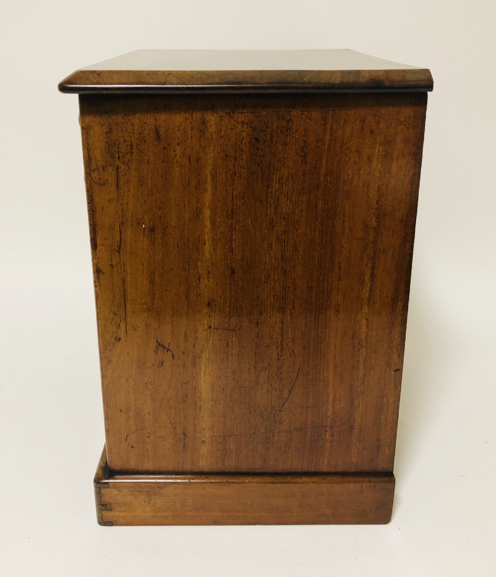 Victorian Miniature Apprentice Mahogany Chest of Drawers View IV