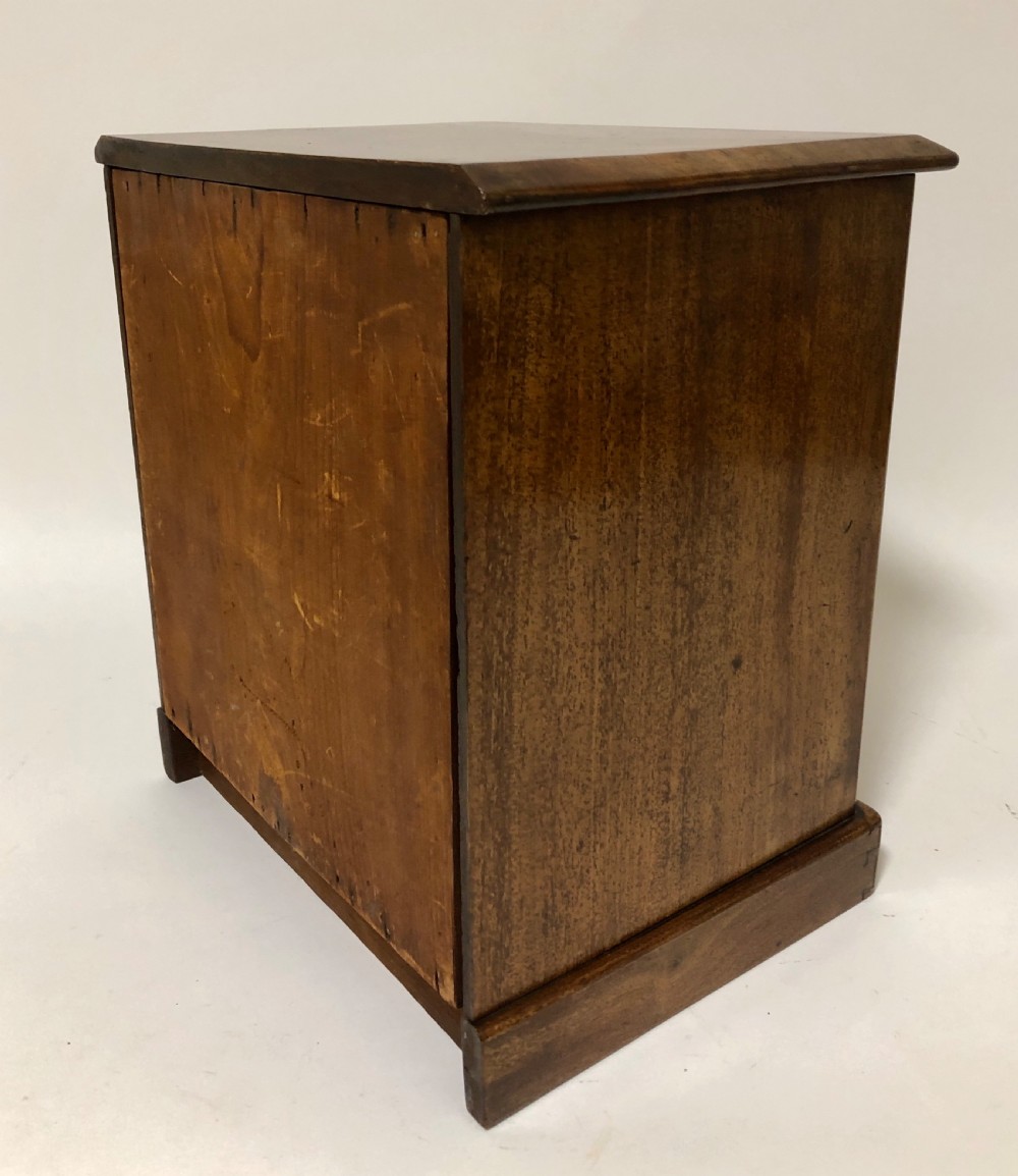 Victorian Miniature Apprentice Mahogany Chest of Drawers View VIII