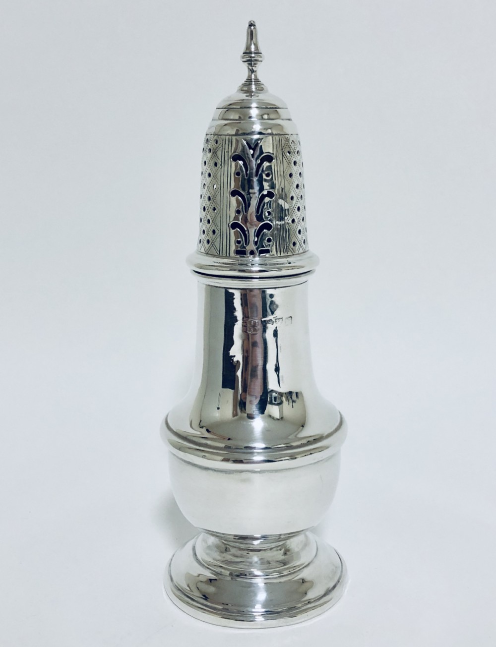 Antique Solid Sterling Silver Sugar Shaker Caster