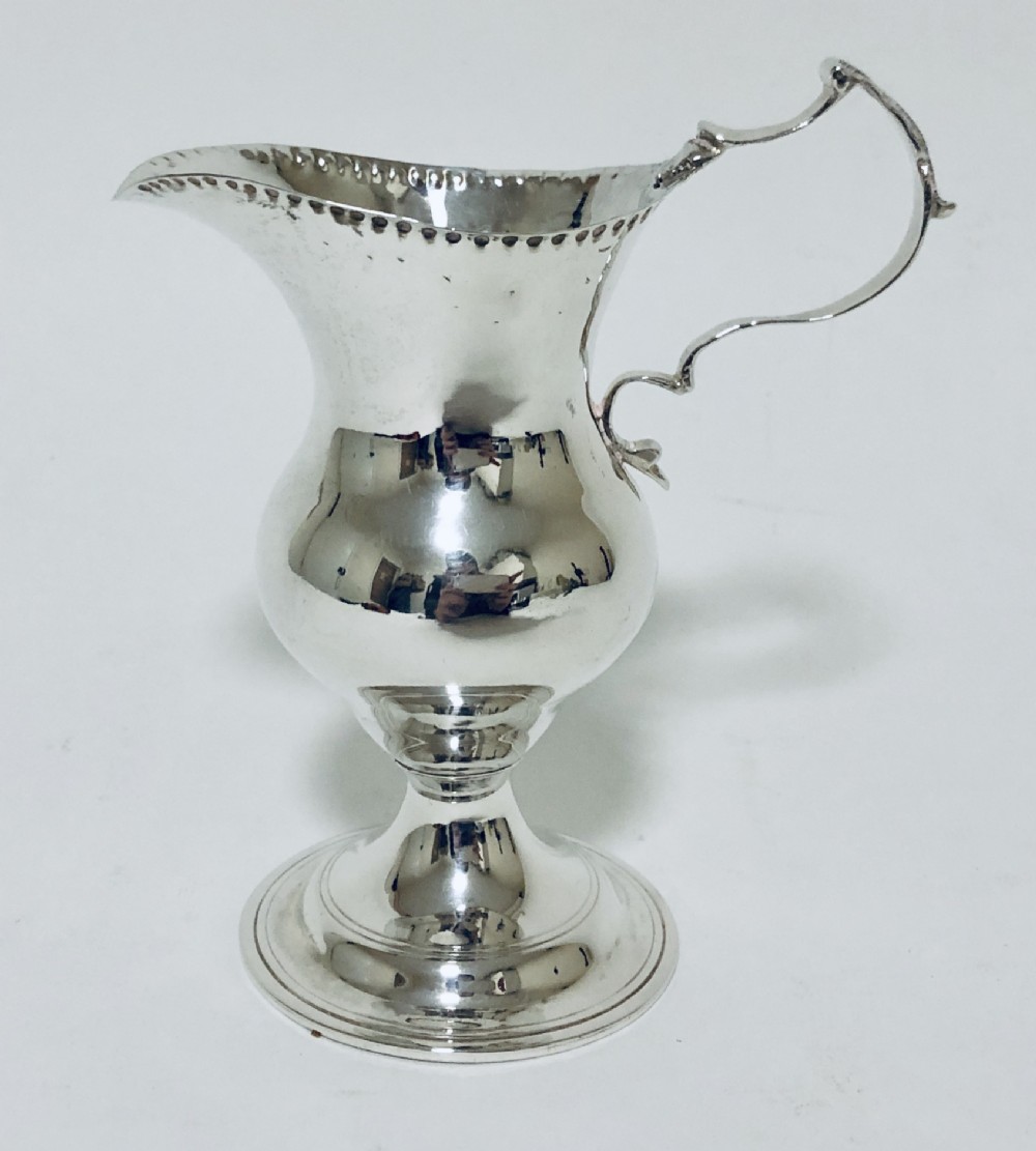 Victorian Solid Sterling Silver Milk Cream Jug