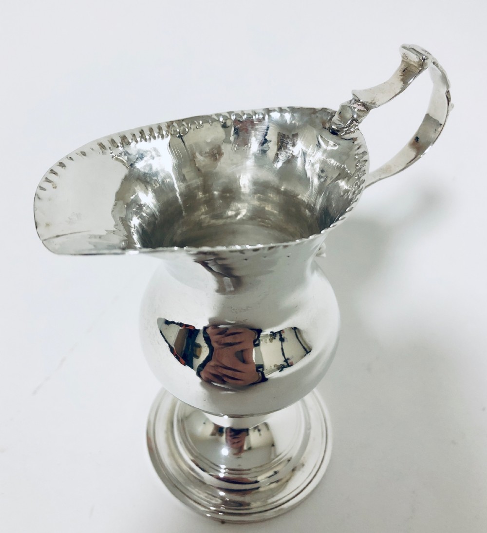 Victorian Solid Sterling Silver Milk Cream Jug View VI