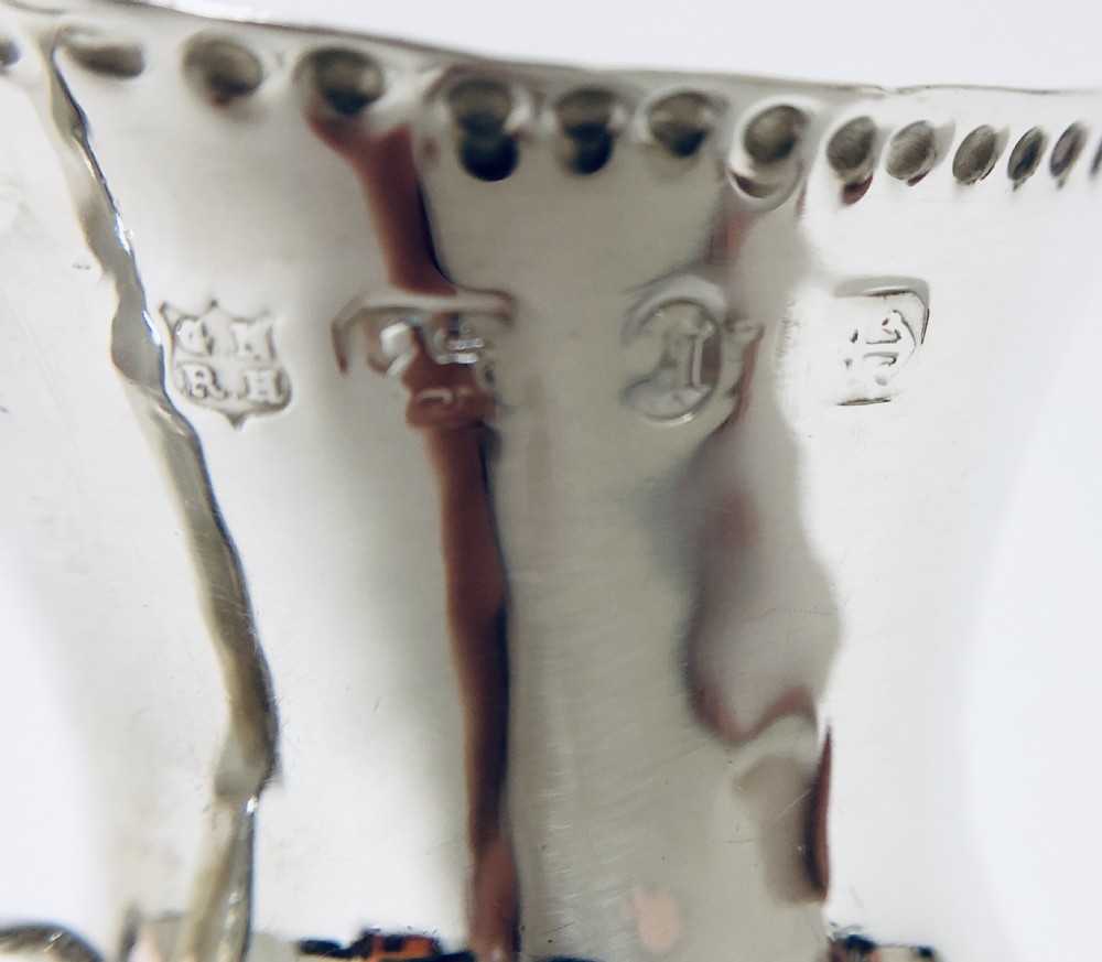 Victorian Solid Sterling Silver Milk Cream Jug View IX