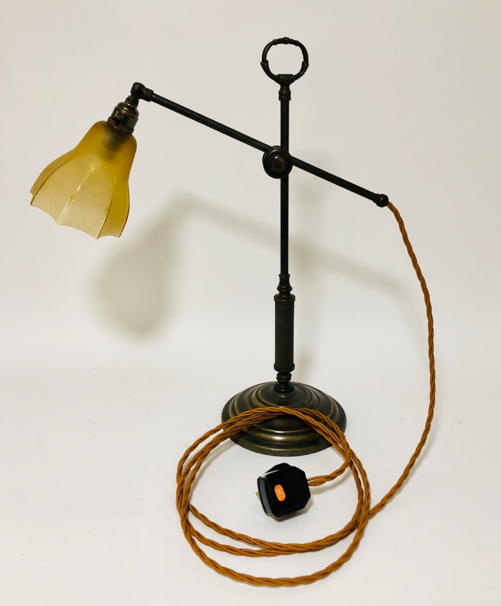 Antique Adjustable Desk Lamp View VI