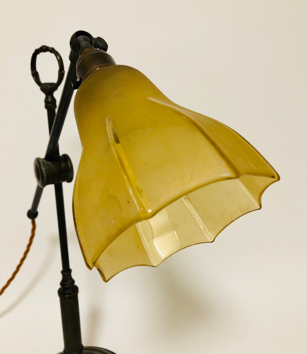 Antique Adjustable Desk Lamp View VIII