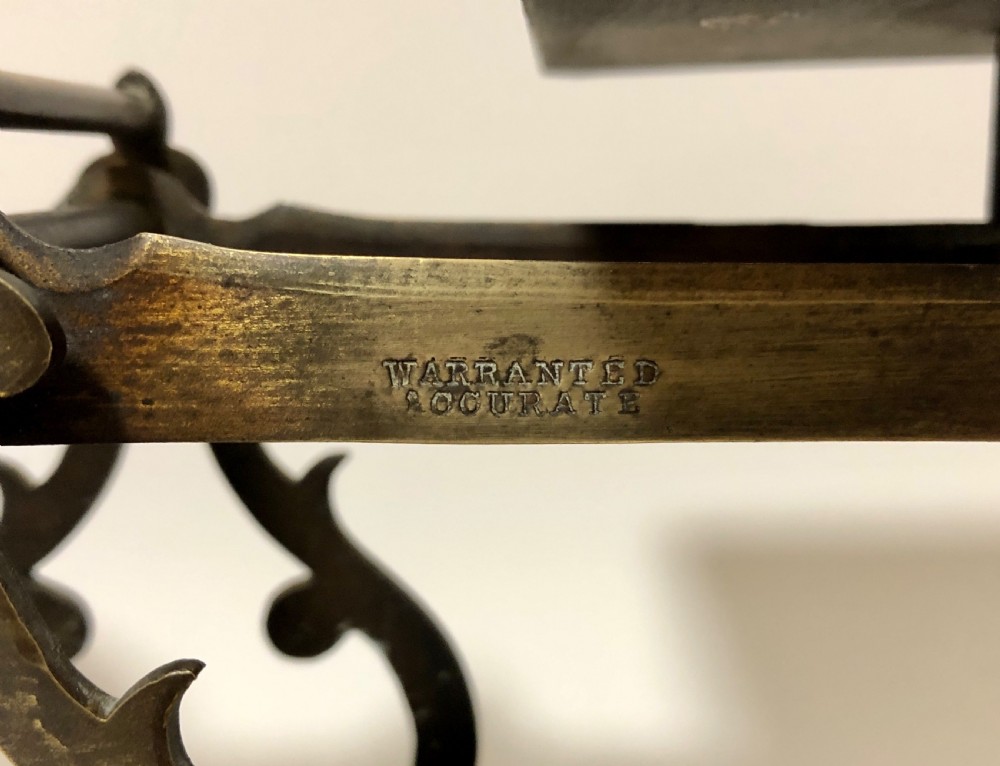 Antique Brass Postal Letter Scales and Weights View III