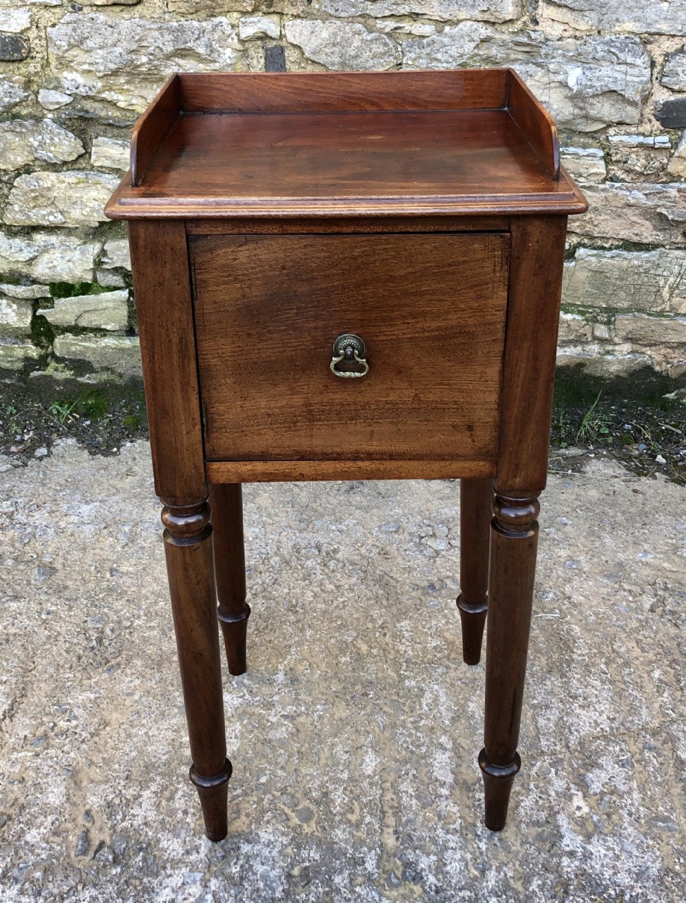 Early Victorian Mahogany Bedside Pot Cupboard
