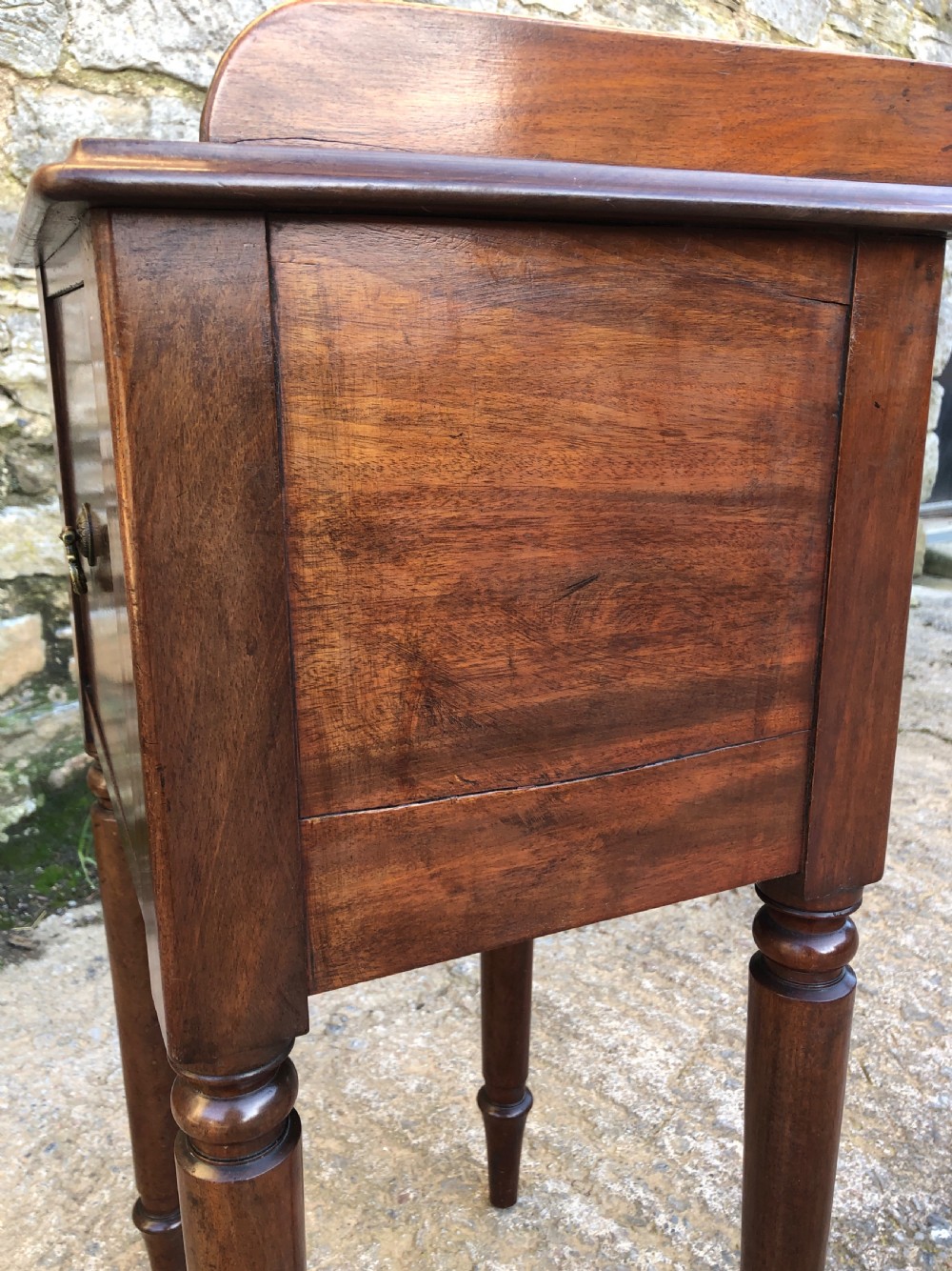 Early Victorian Mahogany Bedside Pot Cupboard View V