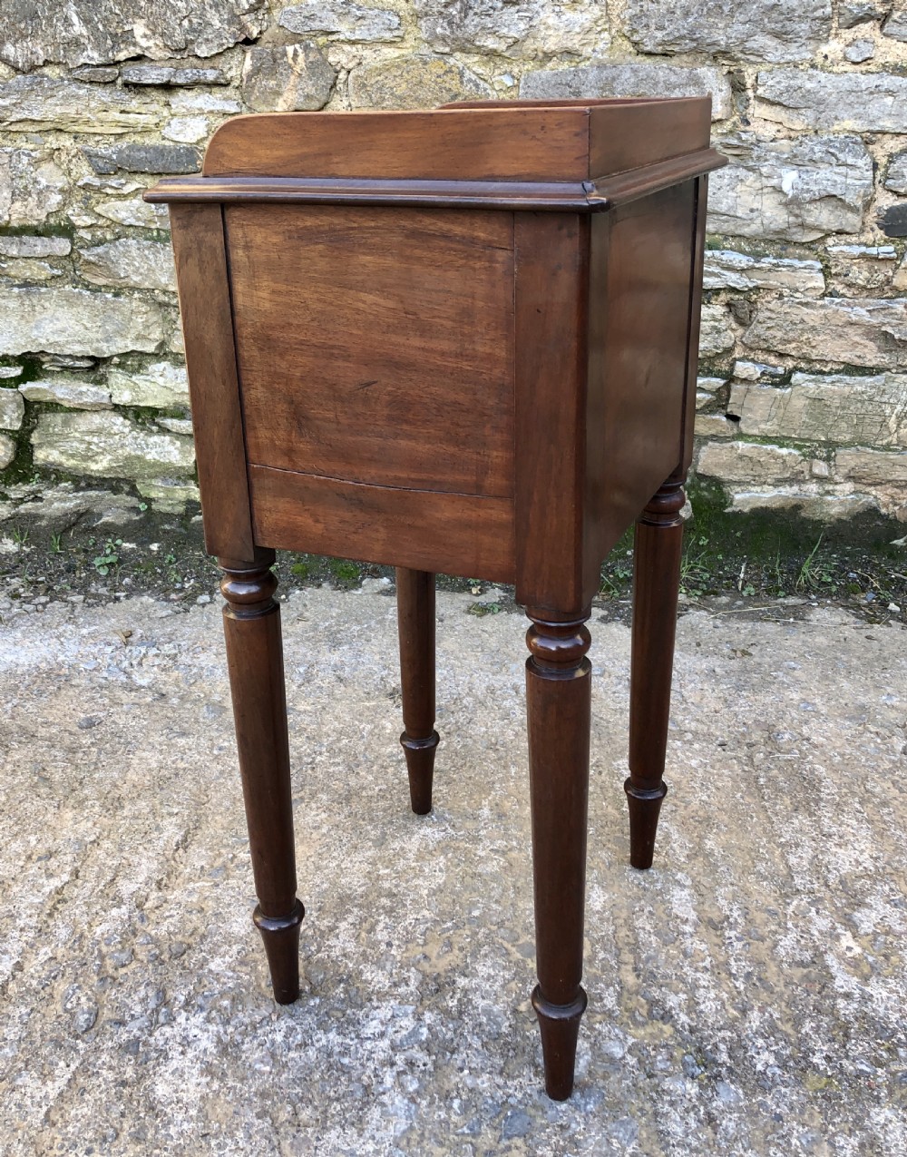 Early Victorian Mahogany Bedside Pot Cupboard View VII