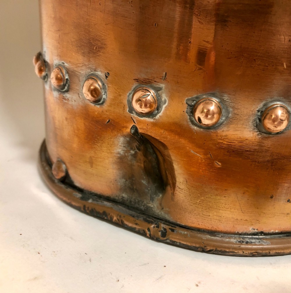 Large Antique Copper Waterloo Fire Extinguisher View XIII