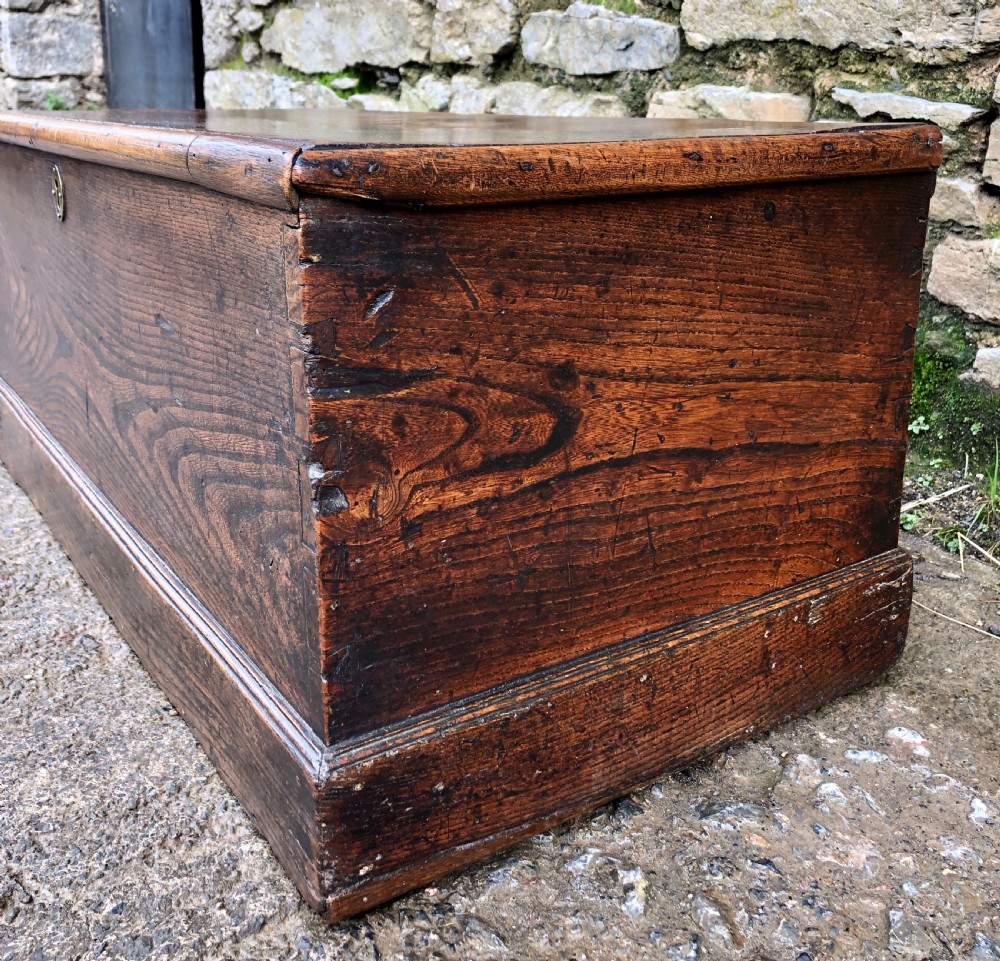 Antique Elm Blanket Box View III