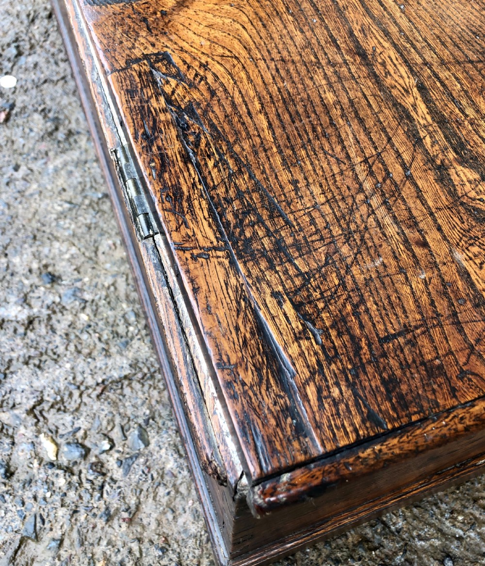 Antique Elm Blanket Box View VIII