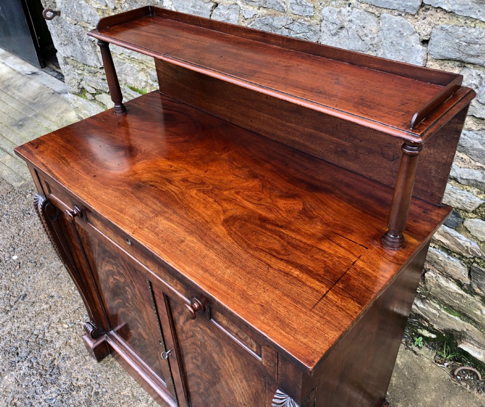Regency Mahogany Chiffonier View VI