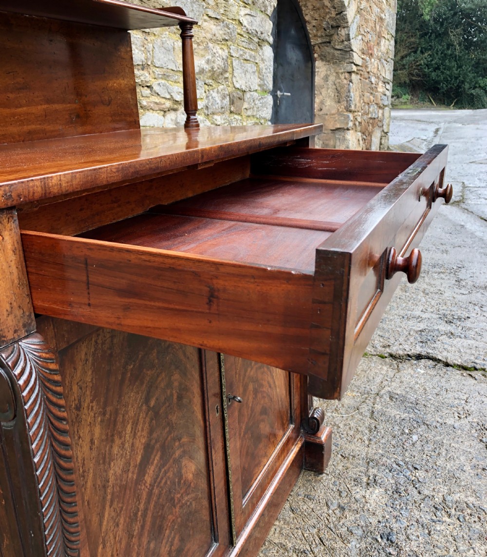 Regency Mahogany Chiffonier View IX
