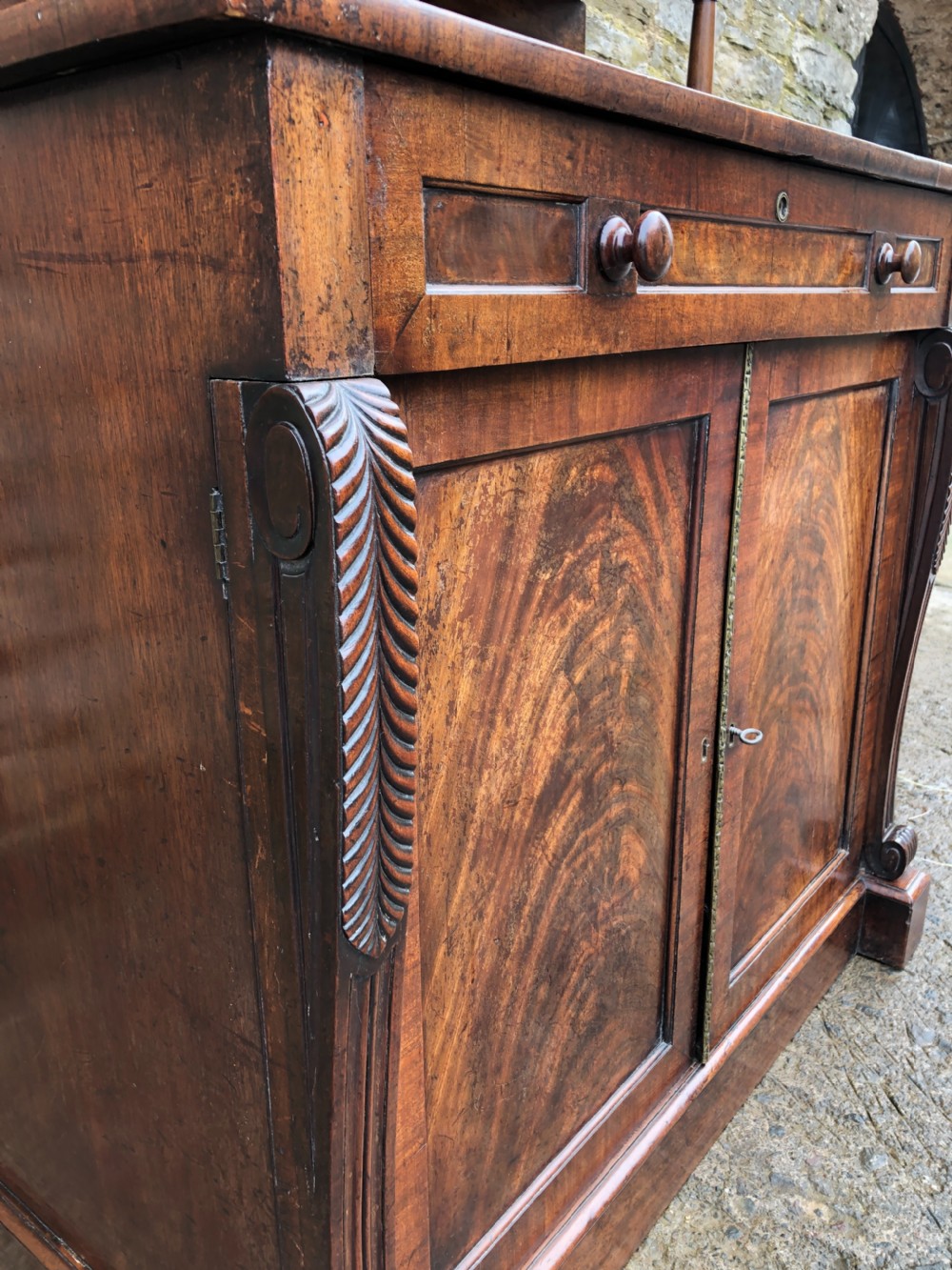 Regency Mahogany Chiffonier View XIII
