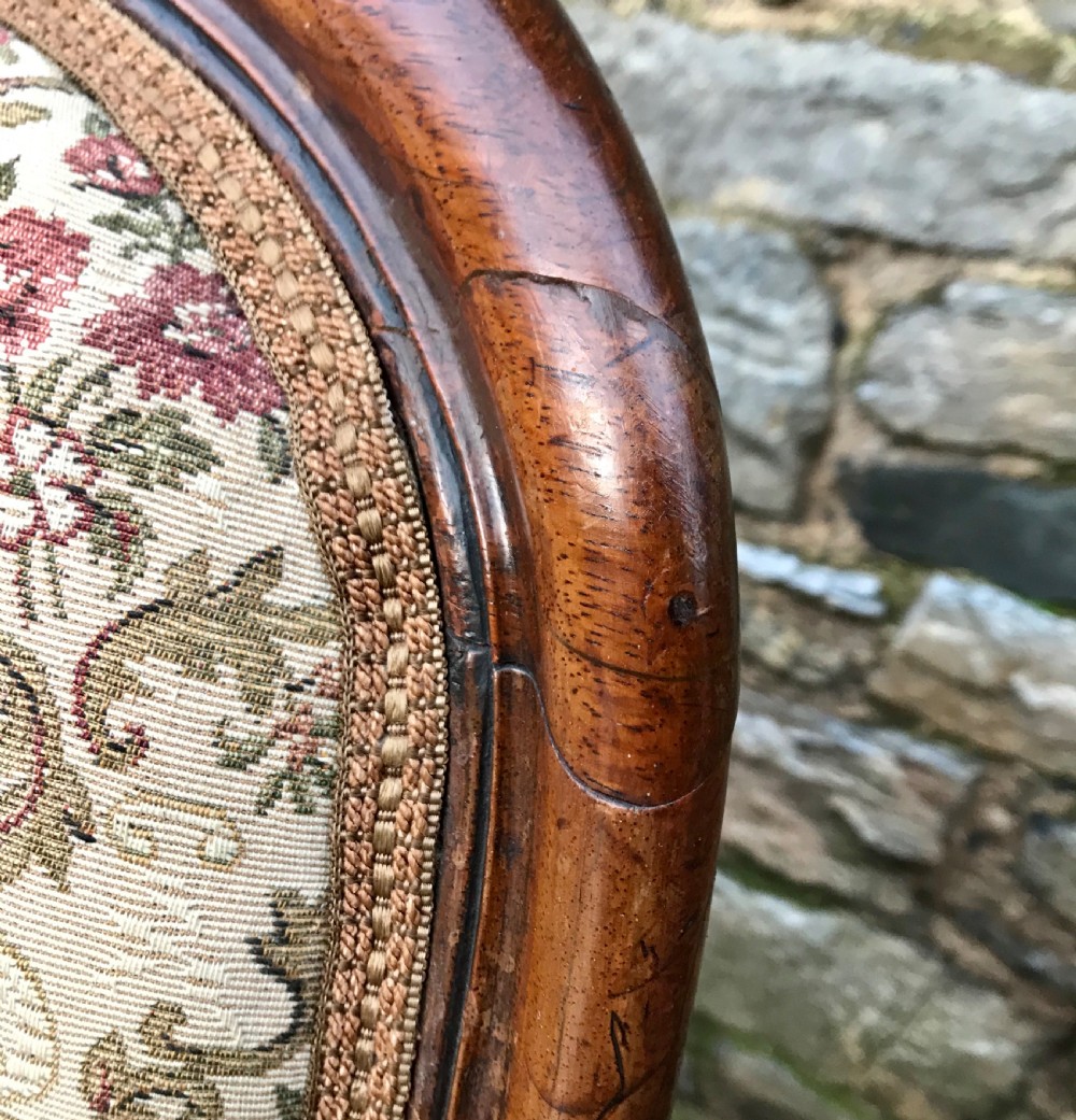 Antique Ladies Upholstered Armchair View XIII