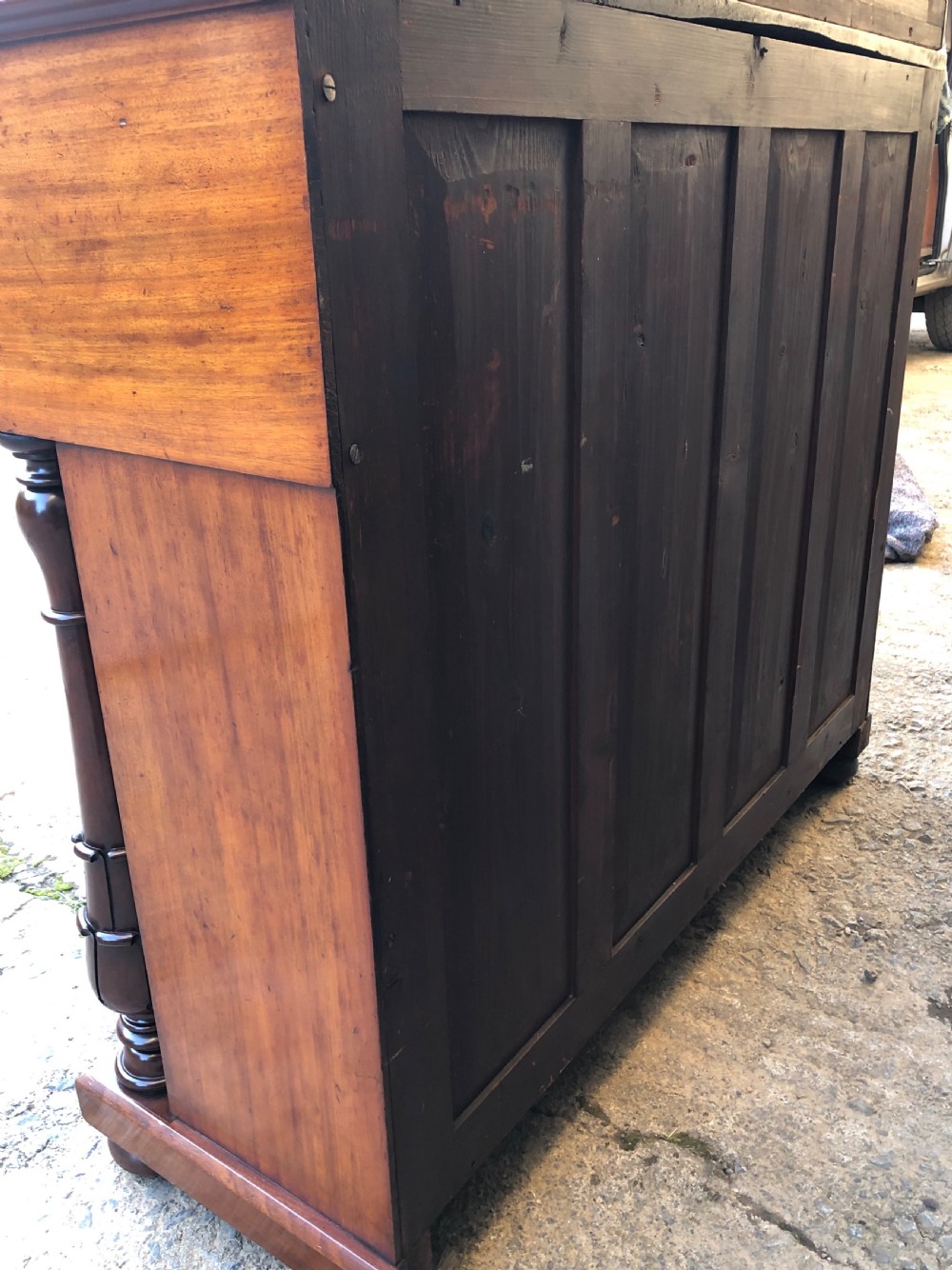 Early Victorian Mahogany Secretaire Bookcase View VIII