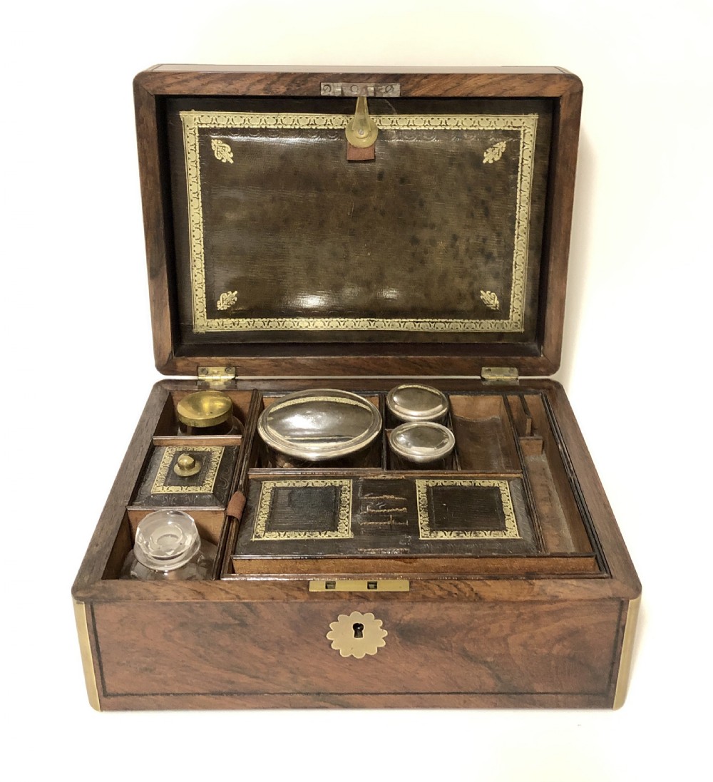 Antique Victorian Fitted Vanity Dressing Box