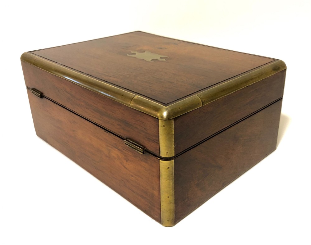Antique Victorian Fitted Vanity Dressing Box View V