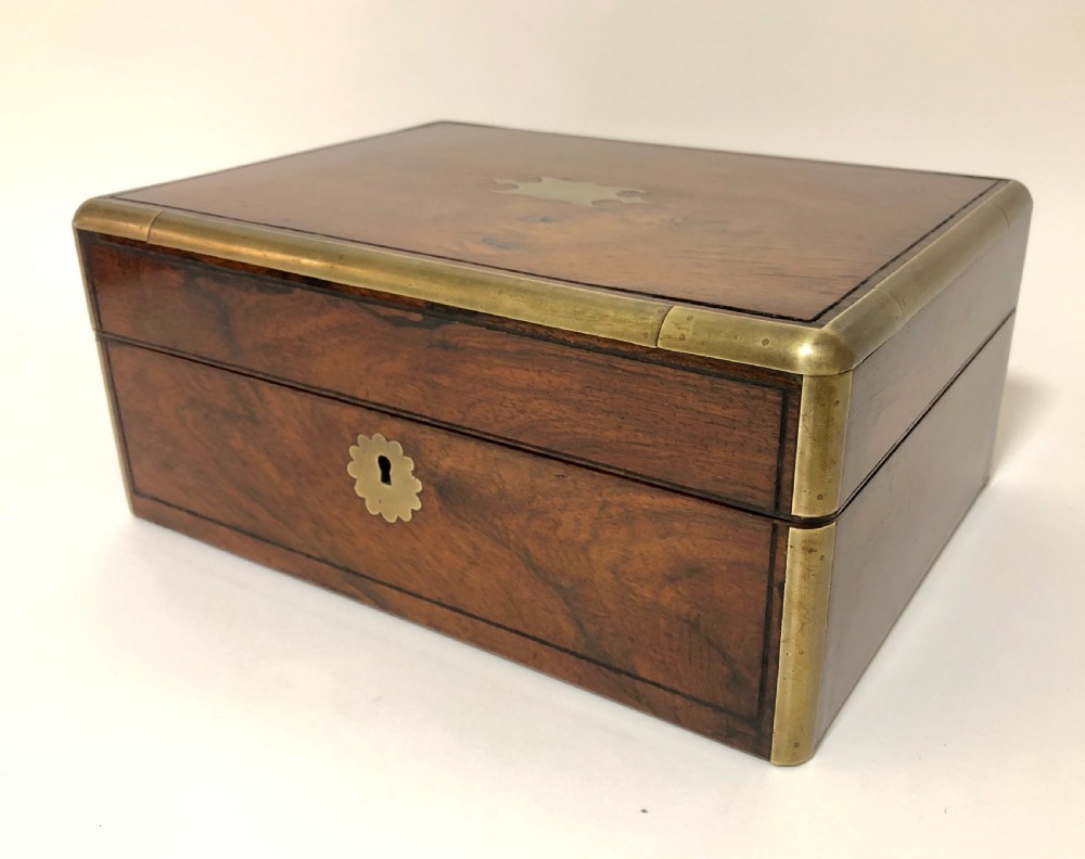 Antique Victorian Fitted Vanity Dressing Box View VII