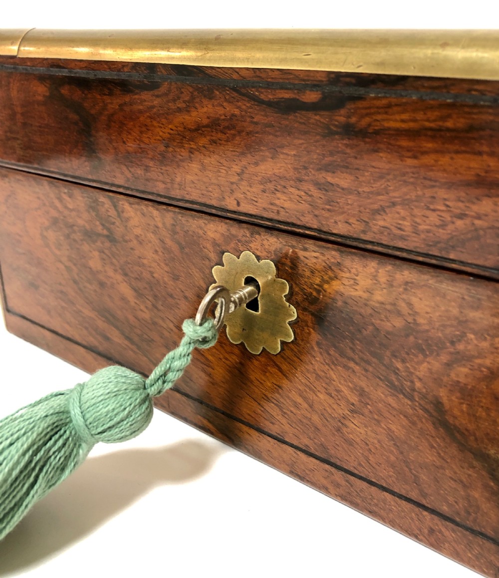 Antique Victorian Fitted Vanity Dressing Box View XII