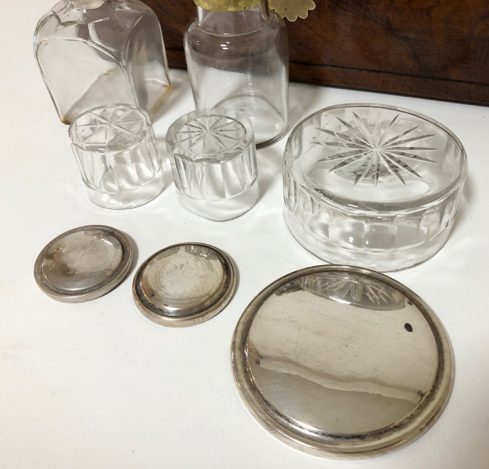 Antique Victorian Fitted Vanity Dressing Box View XIV