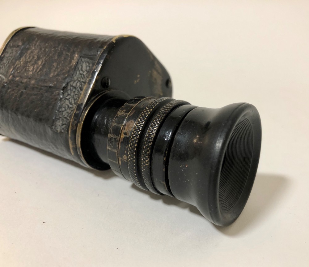 Antique Military Prismatic Monocular View XII
