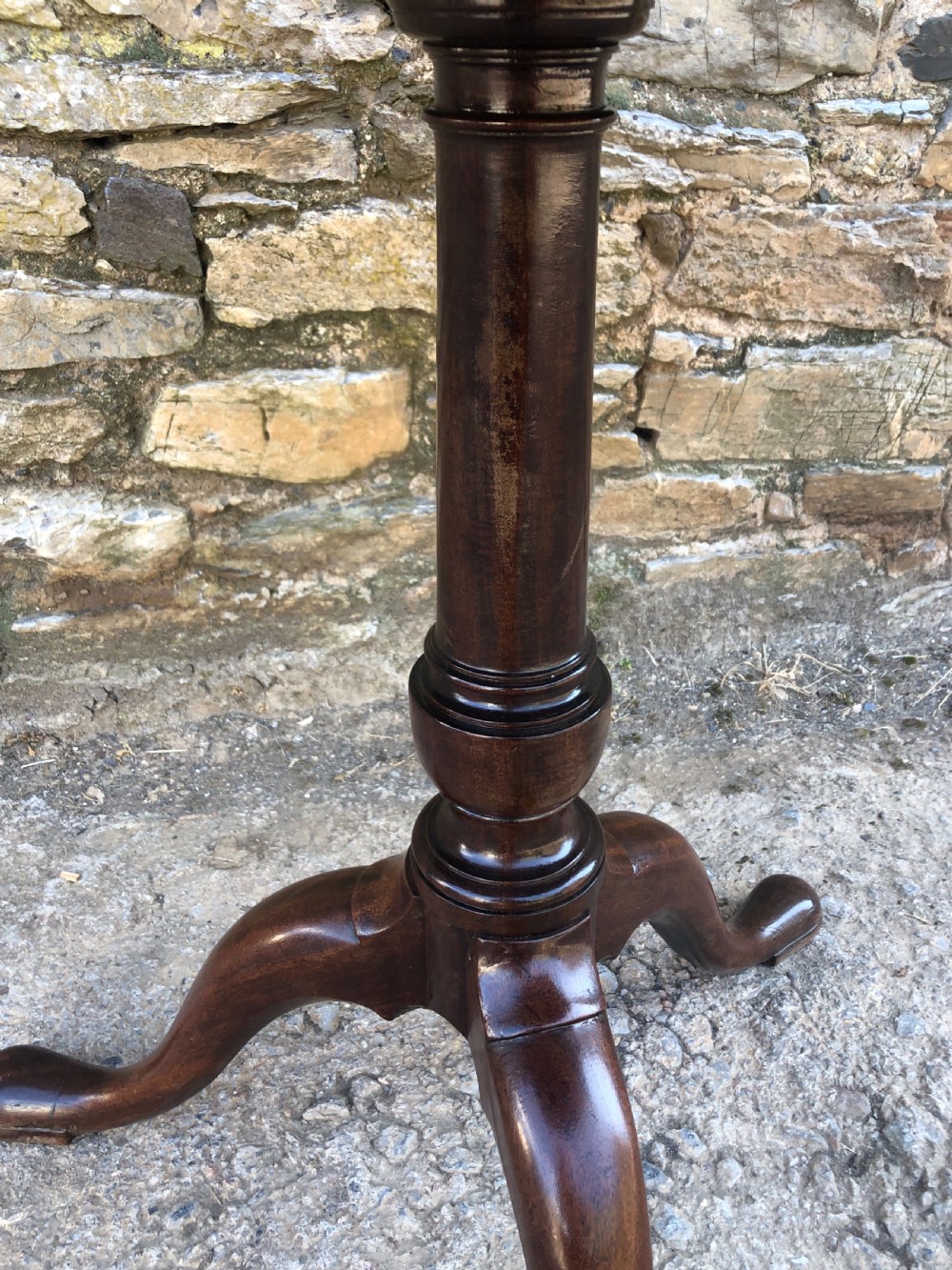 Georgian Mahogany Occasional Tilt Top Table  View XVIII