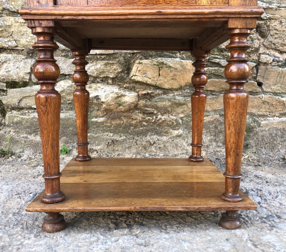 Antique French Oak Bedside Pot Cupboard View VIII