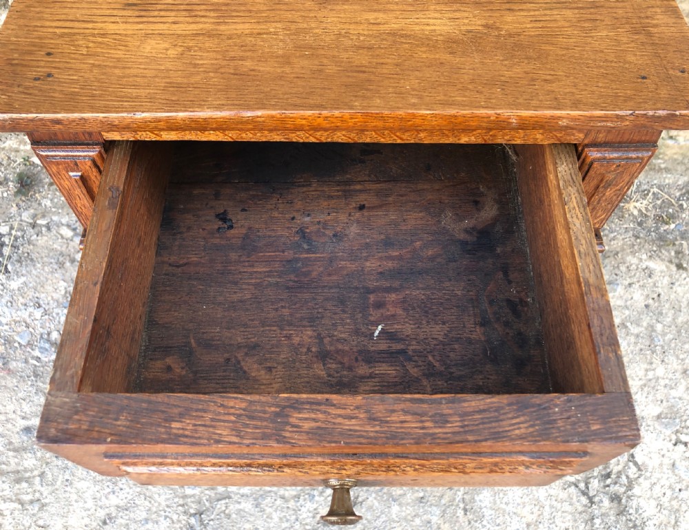 Antique French Oak Bedside Pot Cupboard View XIV