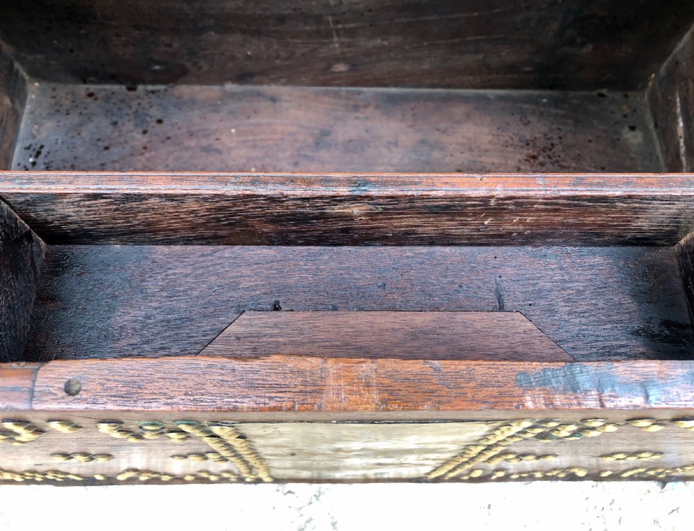 Antique Brass Studded Zanzibar Chest  View XV