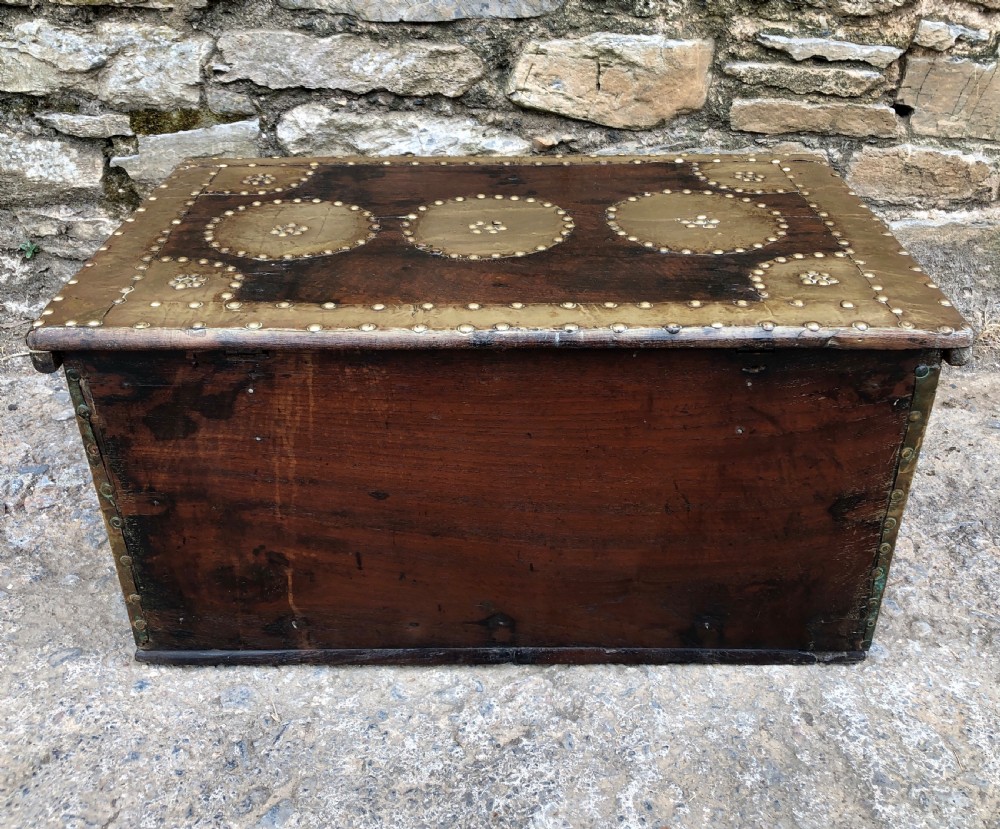Antique Brass Studded Zanzibar Chest  View XVIII
