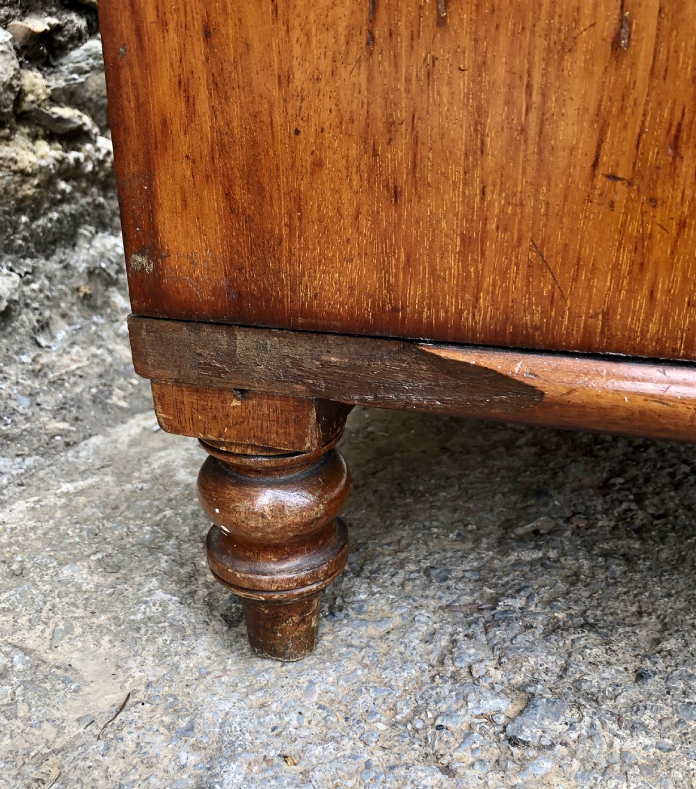 Antique Mahogany Military Campaign Chest of Drawers View VI