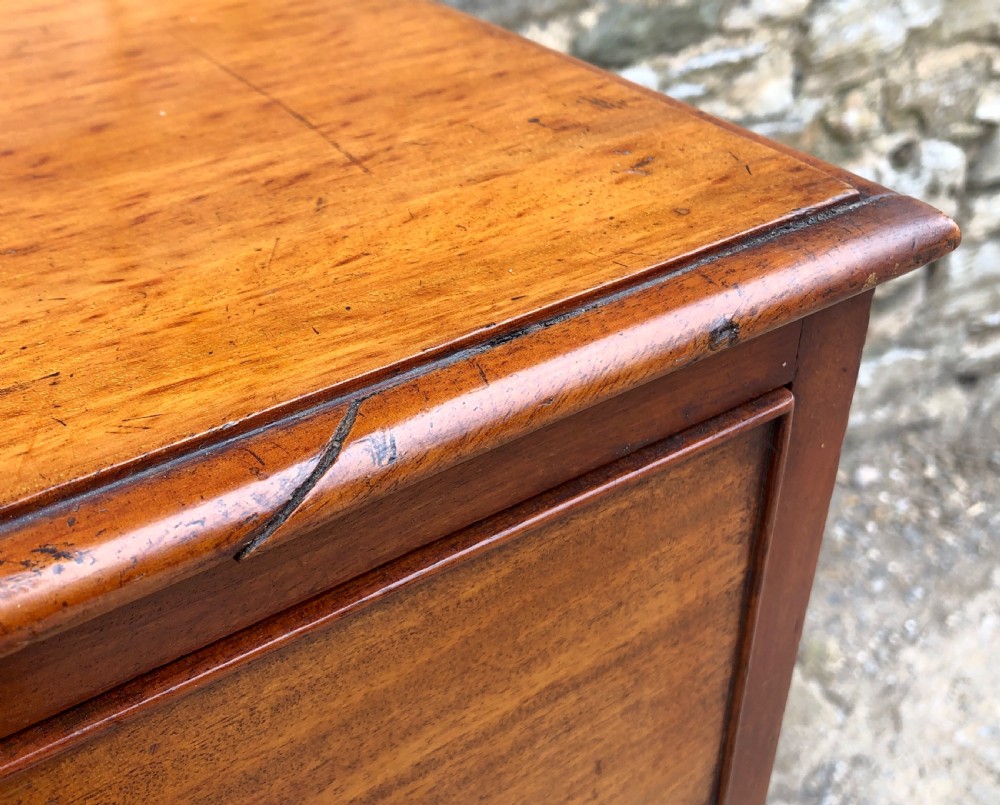 Antique Mahogany Military Campaign Chest of Drawers View VIII