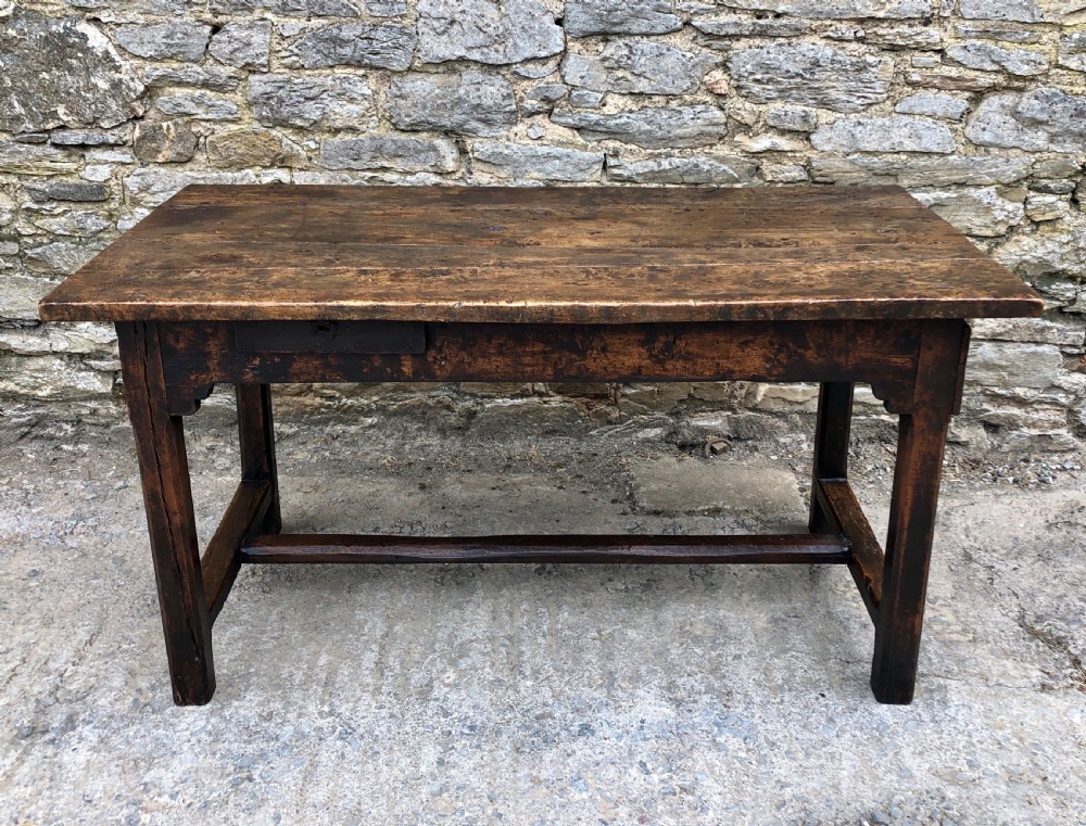 Antique Oak and Elm Farmhouse Table