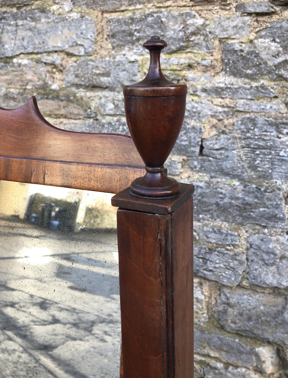 Antique Mahogany Framed Cheval Mirror View VI