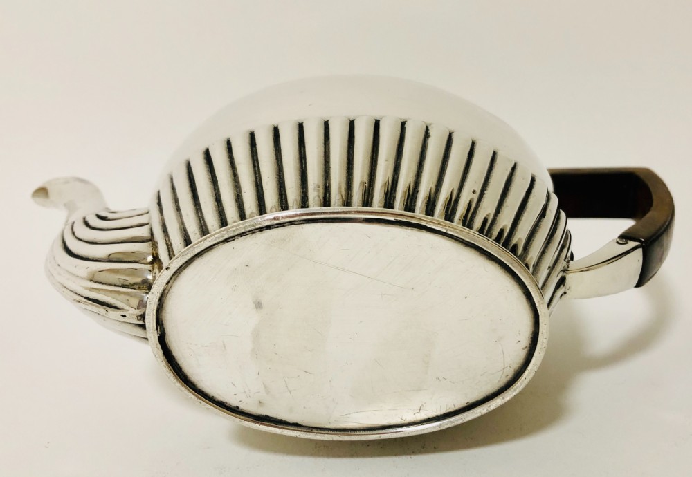 Victorian Solid Silver Teapot View X