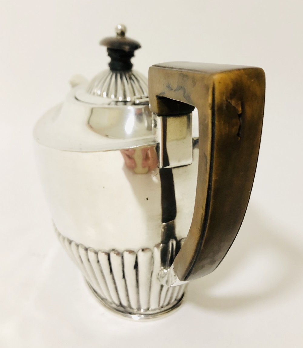 Victorian Solid Silver Teapot View XI