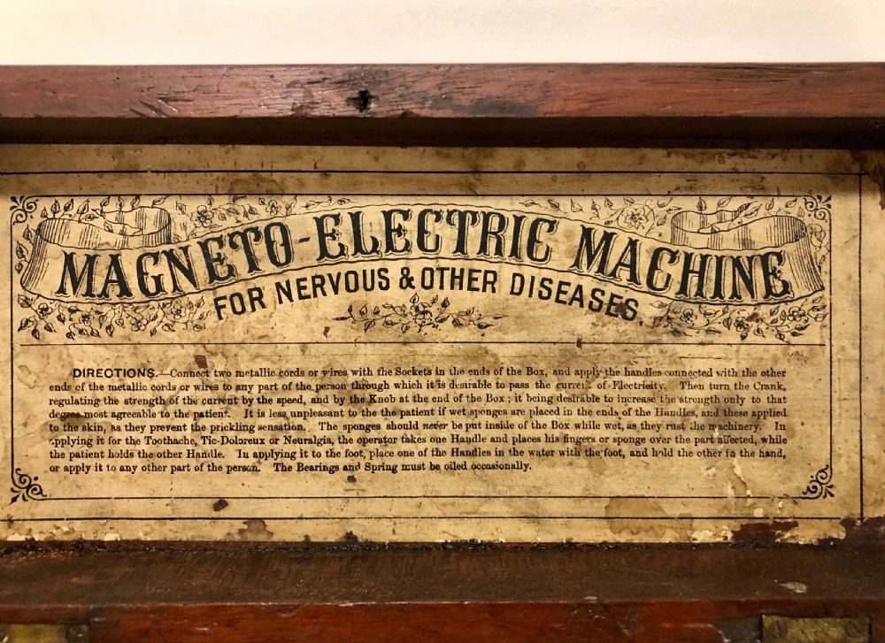 Antique Magneto Electric Shock Machine View X