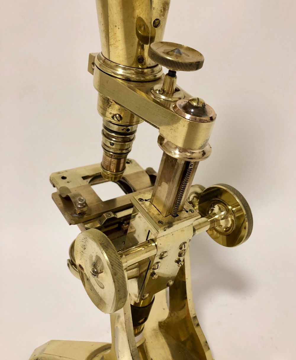 Antique Binocular Microscope by Marratt & Short View III