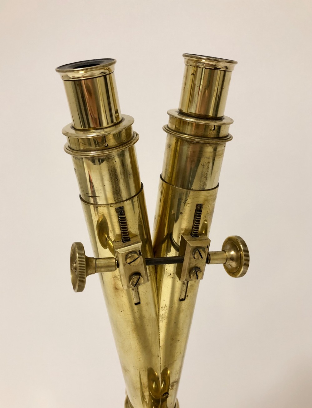 Antique Binocular Microscope by Marratt & Short View IV
