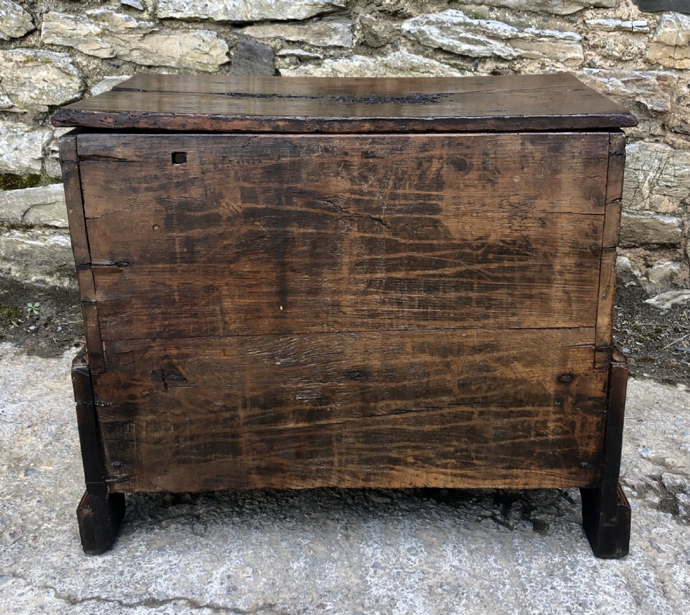 18th Century Welsh Oak Coffer Bach View XI