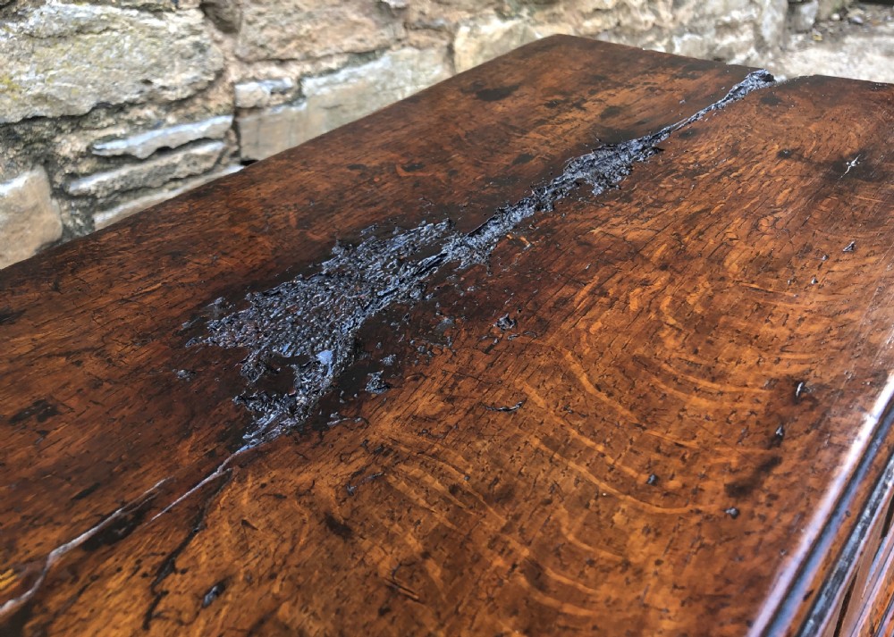 18th Century Welsh Oak Coffer Bach View XV