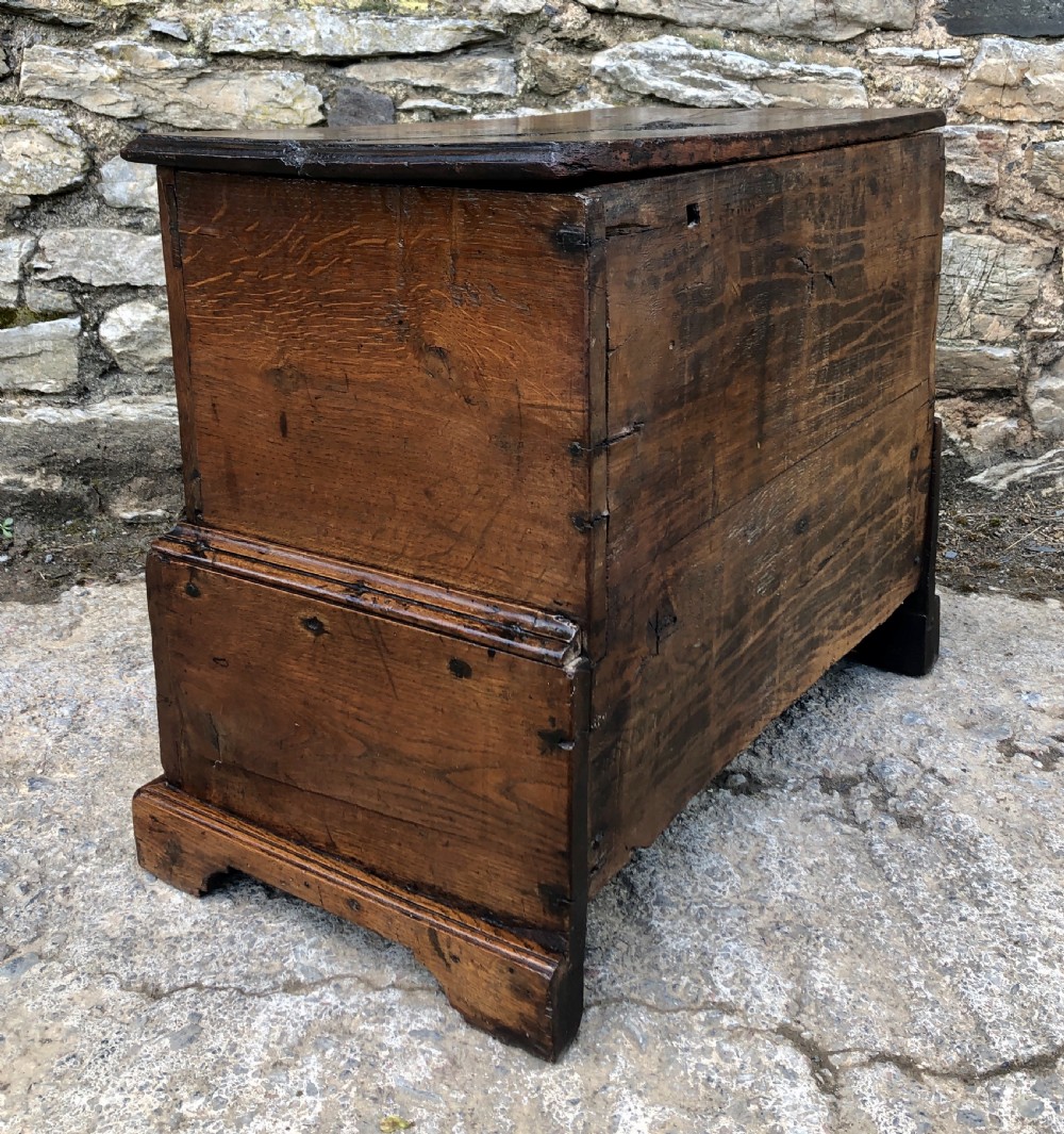 18th Century Welsh Oak Coffer Bach View XVI