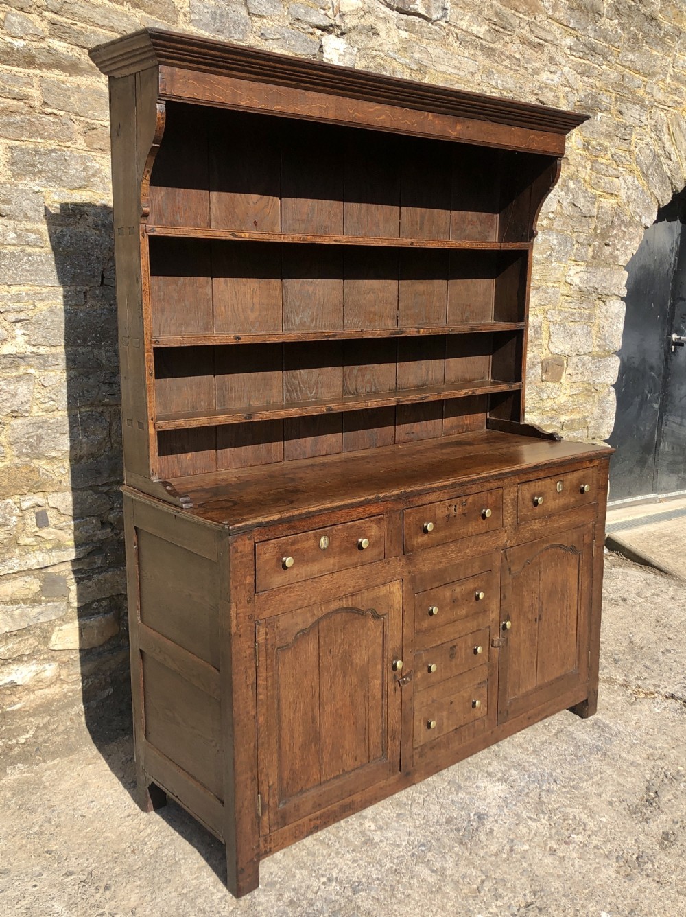 Antique Georgian Oak Dresser View II