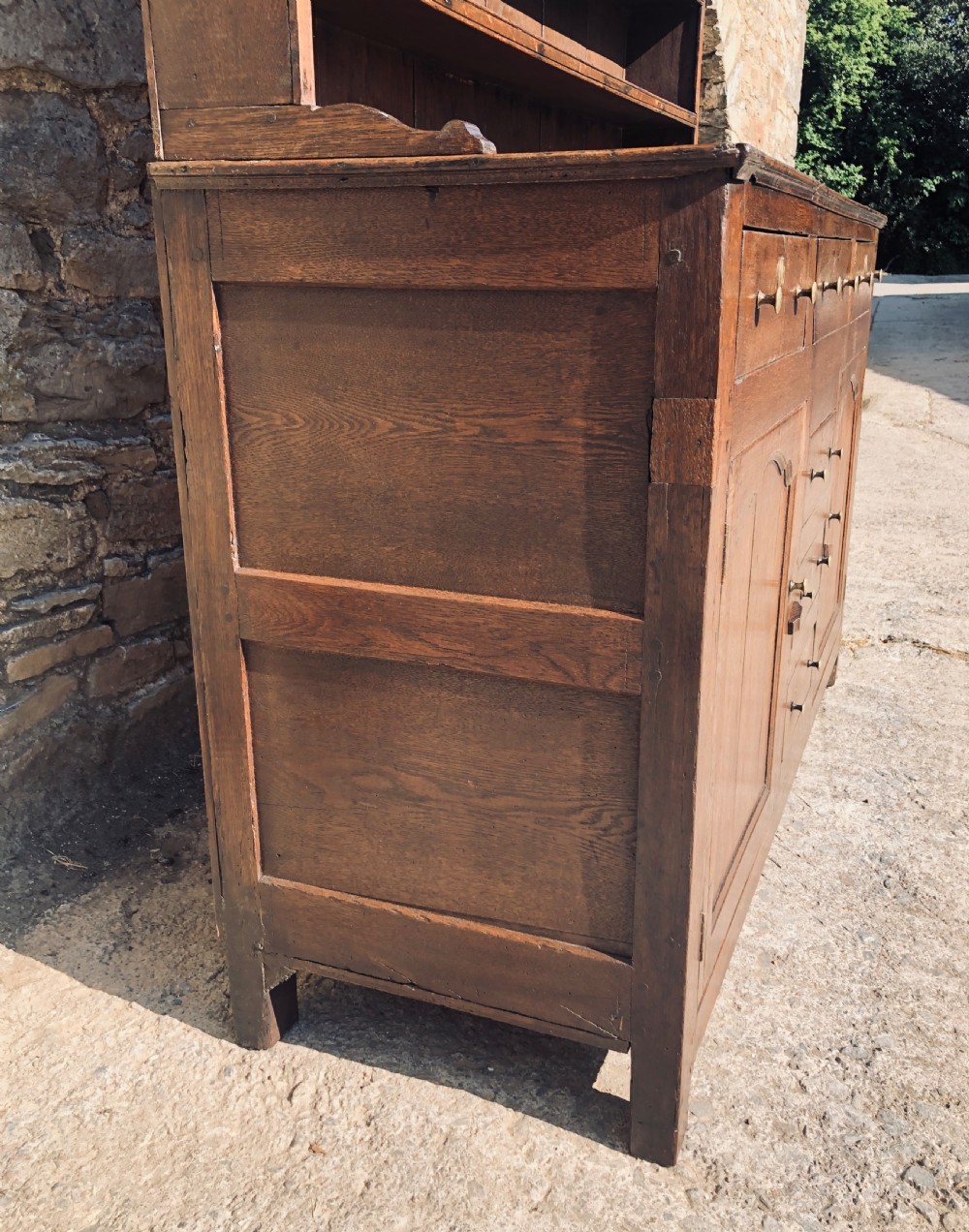 Antique Georgian Oak Dresser View VII