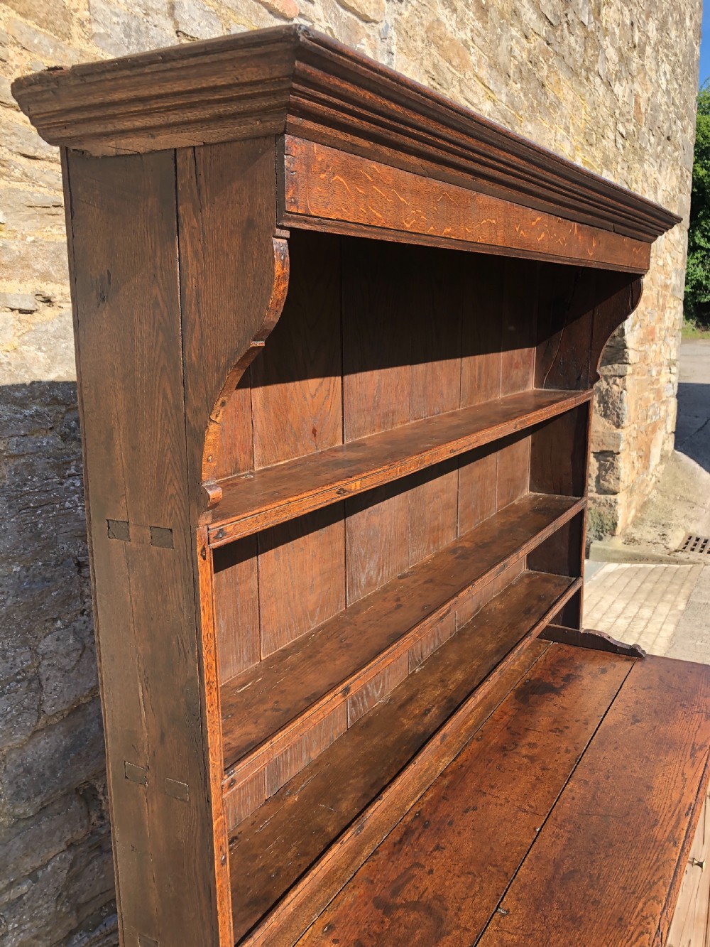 Antique Georgian Oak Dresser View X